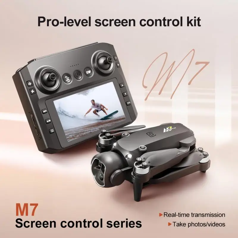 Dron Xiaomi M7 GPS 8K con Cáma - Drone Gimbal Brushless reseña y precio