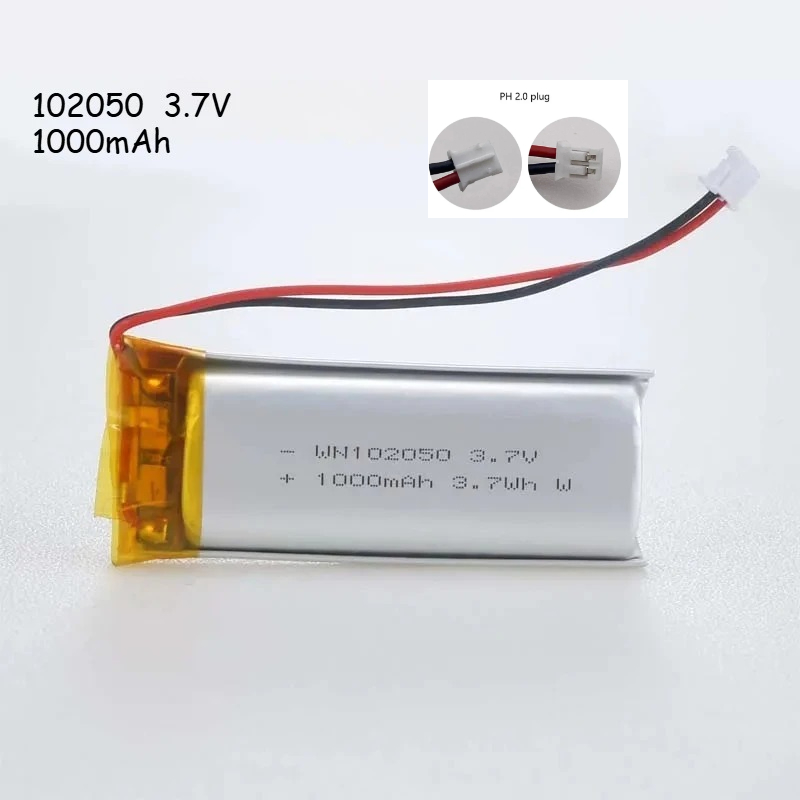 Batería Li-Po de 3,7 V, 1000mA - Eachine Drone E58 reseña y precio