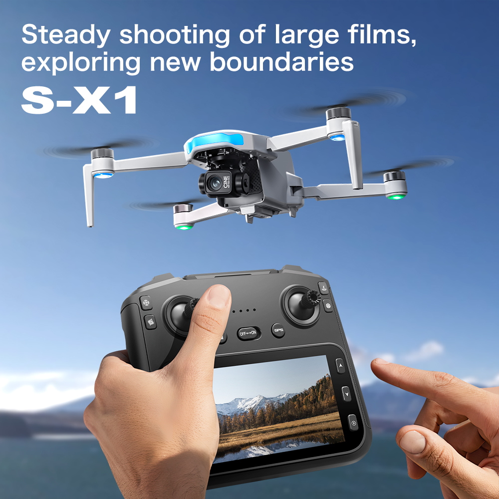 Dron Aéreo Original S-X1 GPS P - Drone Gimbal Brushless reseña y precio